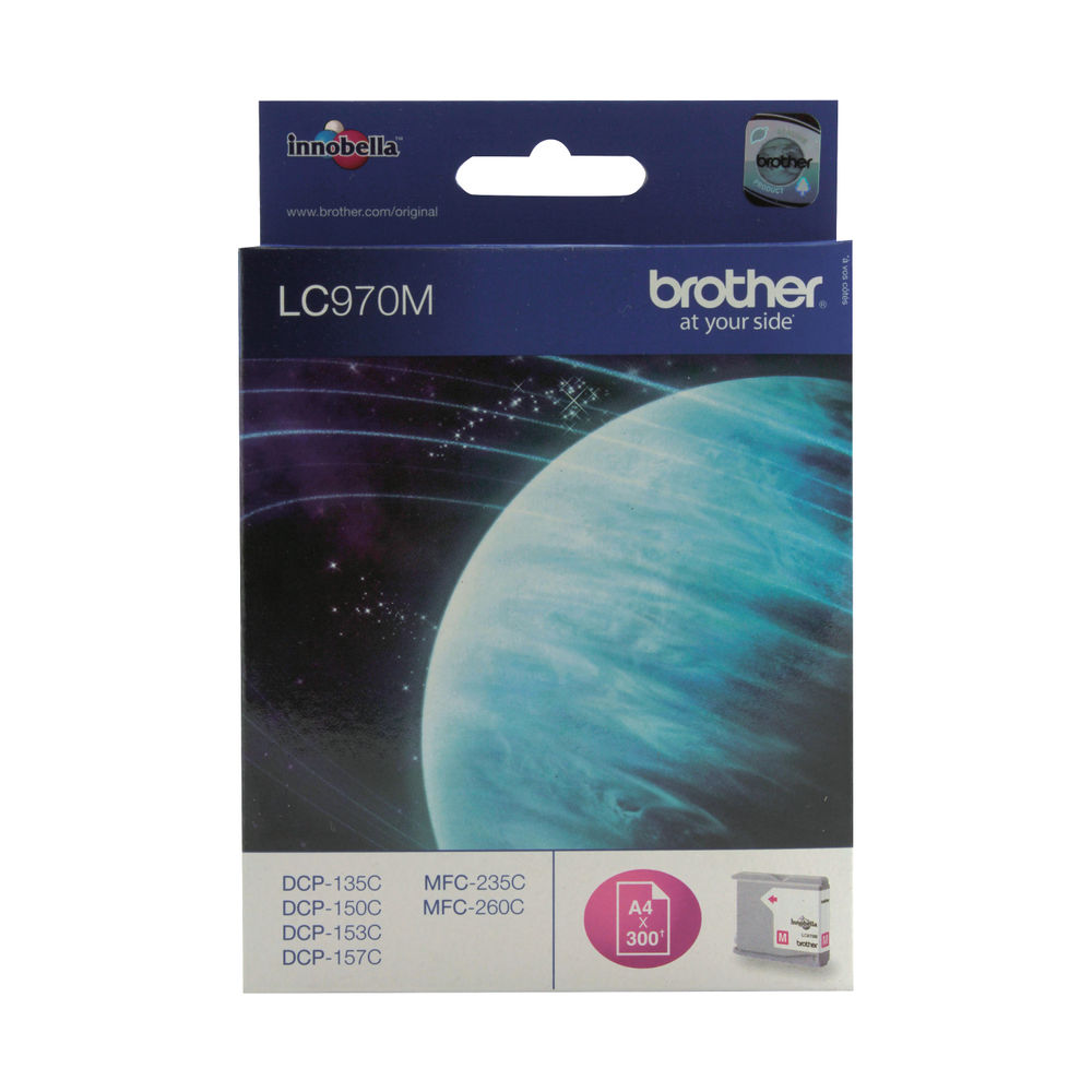 Brother LC970M Inkjet Cartridge Magenta LC 970M