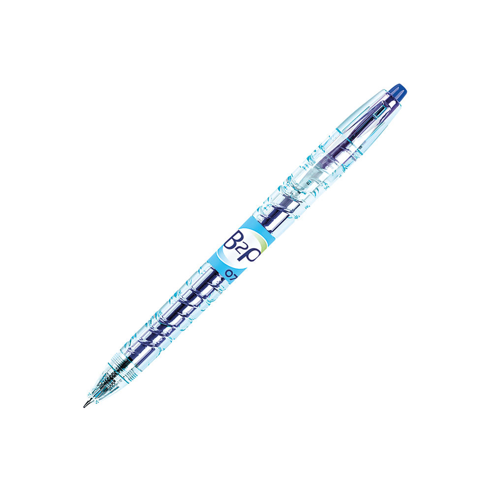 Pilot Bottle 2 Gel Ink Rollerball Fine Blue (Pack of 10) 054101003