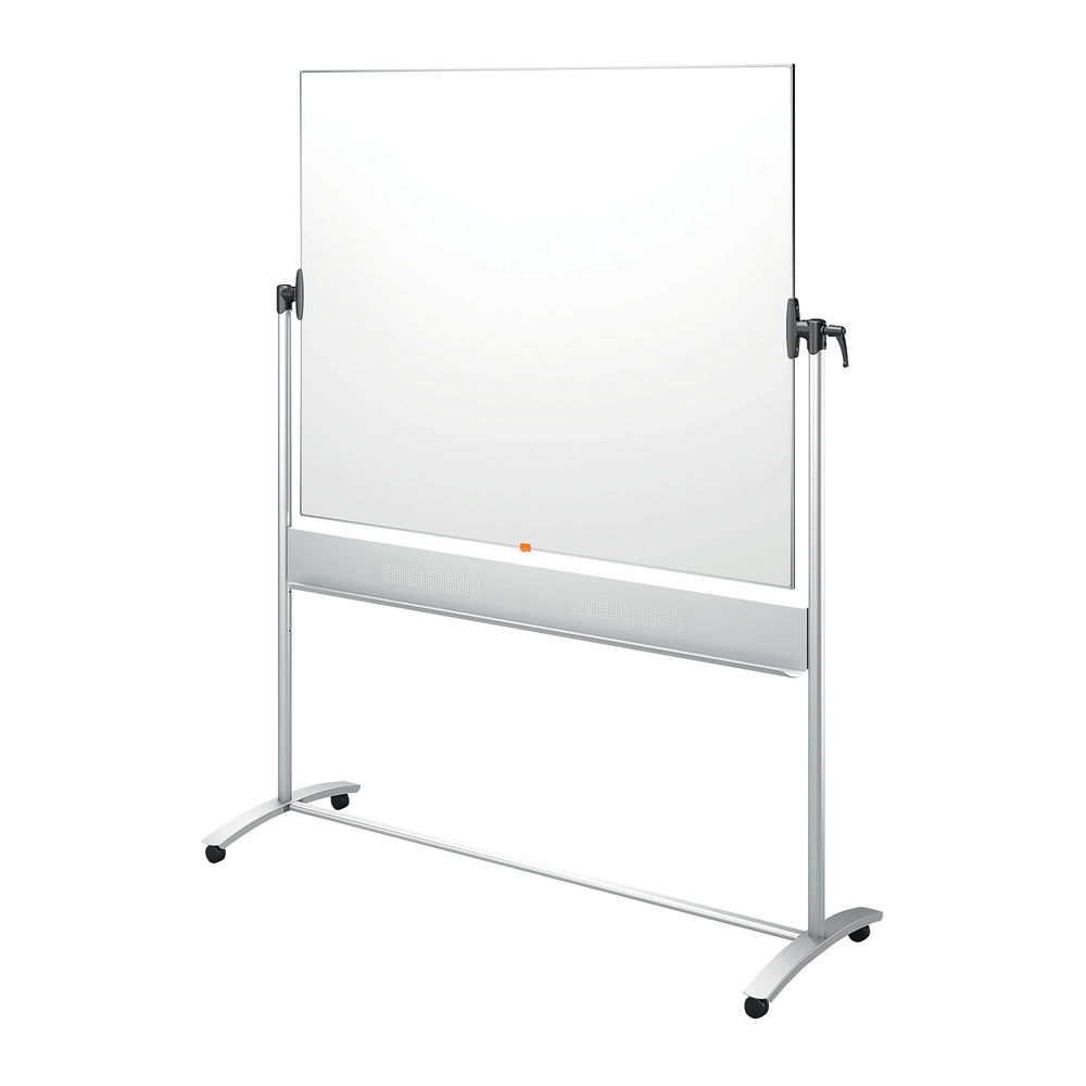 Nobo 1500 x 1200mm Mobile Steel Magnetic Whiteboard