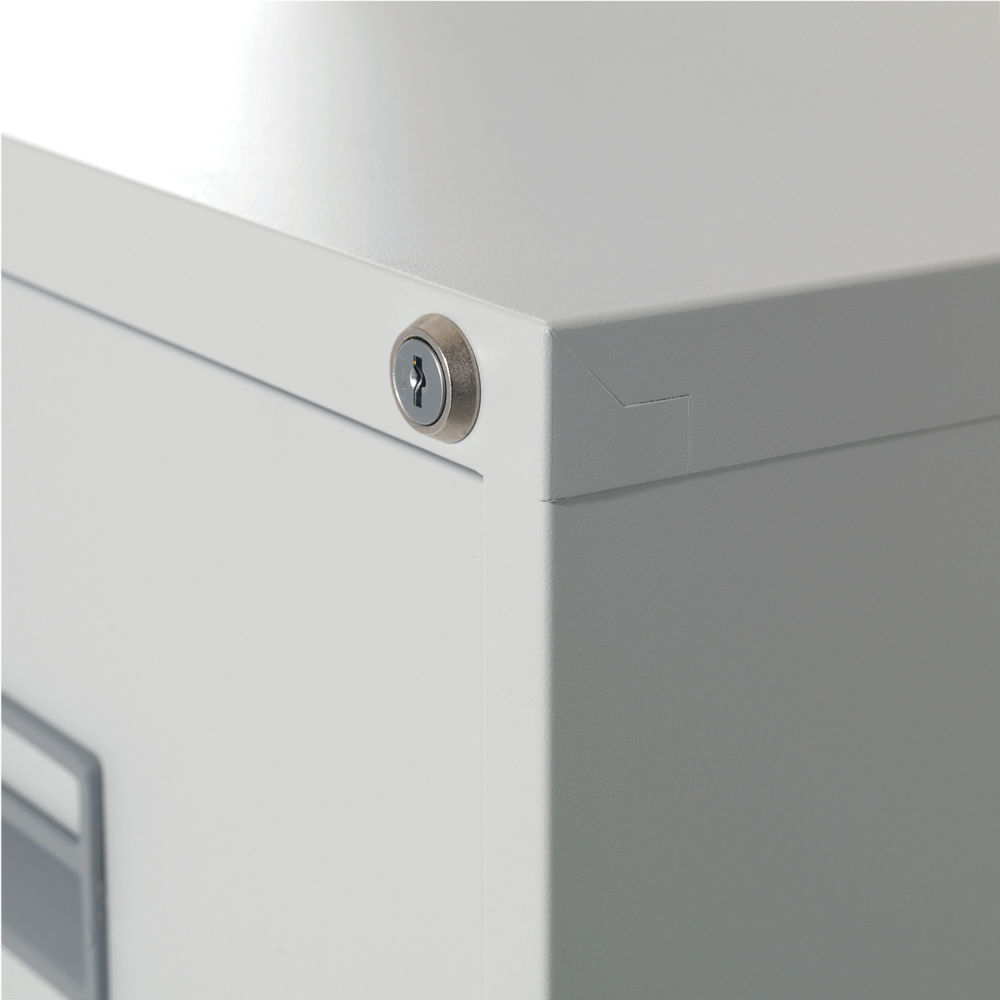 Talos 1000mm White 3 Drawer Filing Cabinet