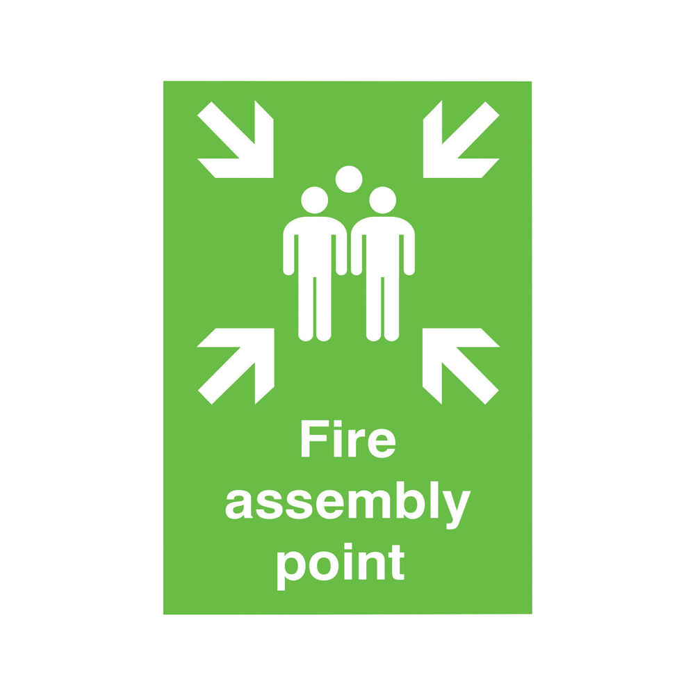 Safety Sign Fire Assembly Point A2 PVC FR04548R