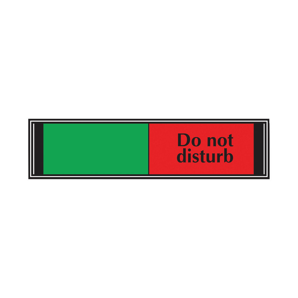 Sliding Sign Do Not Disturb 225x52mm V6DB/DD