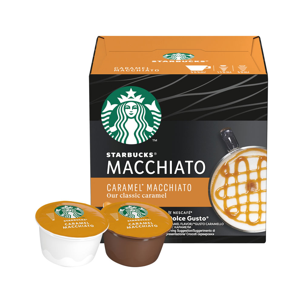 Nescafe Starbucks Caramel Macchiato Coffee Capsules (Pack of 36)