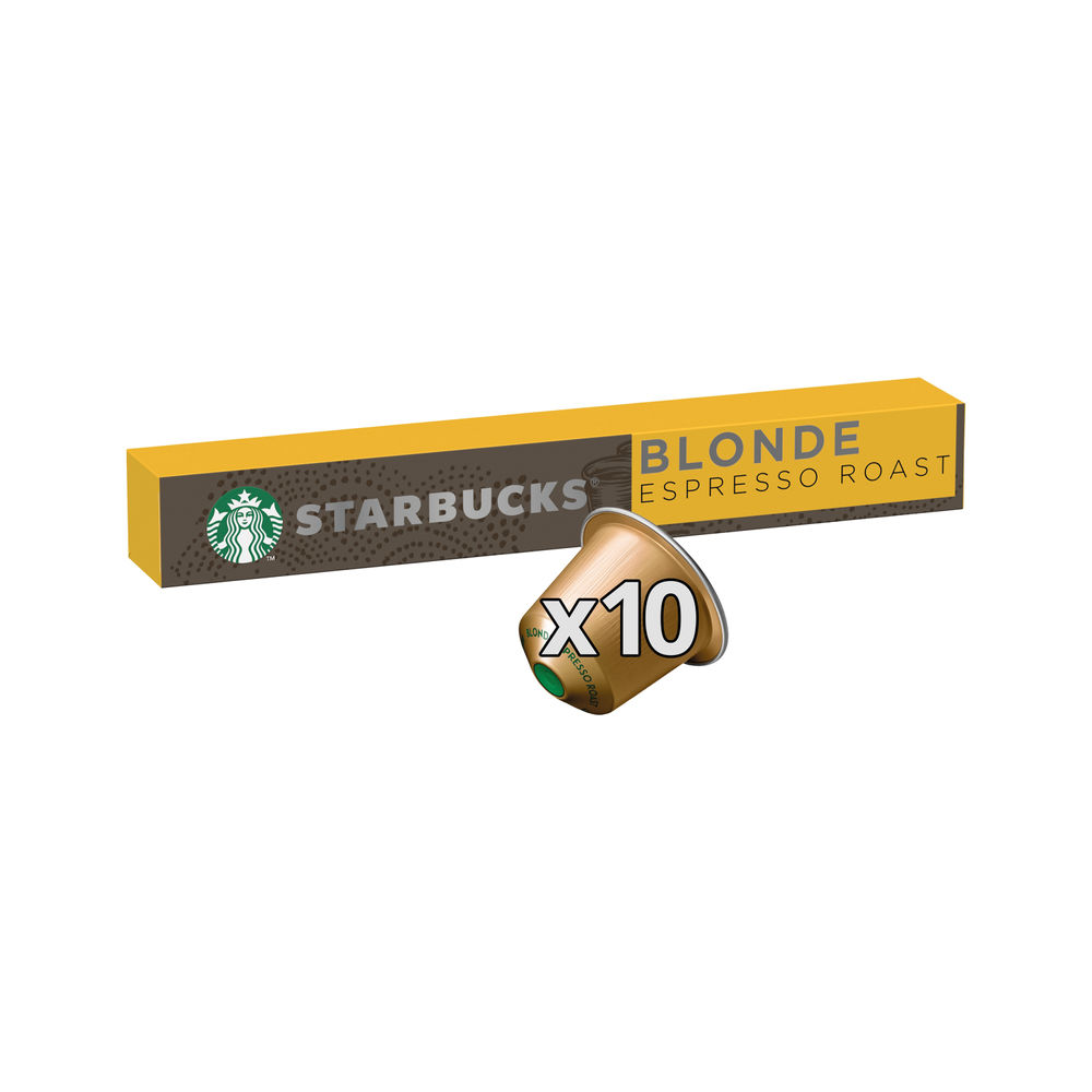 Nespresso Starbucks Blonde Roast Espresso Coffee Pods (Pack of 10)