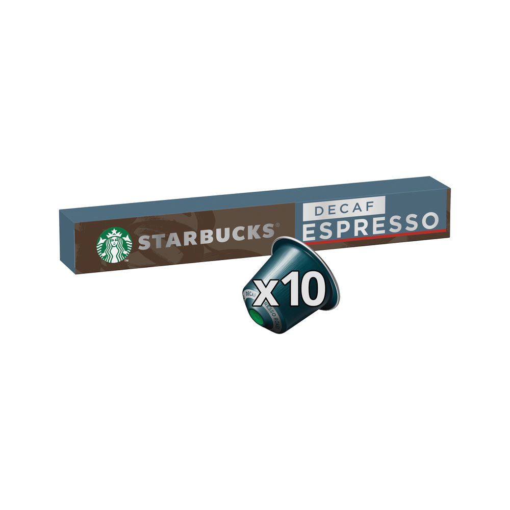 Nespresso Starbucks Decaf Espresso Coffee Pods (Pack of 10)