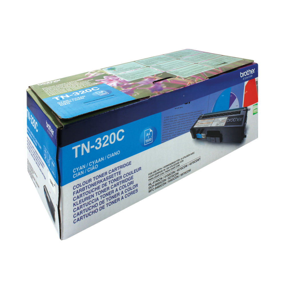 Brother TN-320C Toner Cartridge Cyan TN320C