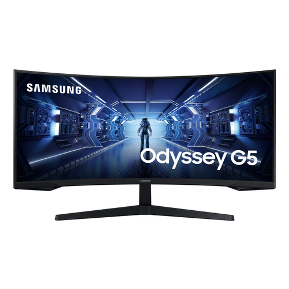 Samsung Odyssey Monitor 34in 3440x1440 pixels UltraWQuad HD LED Black LC34G55TWWPXXU