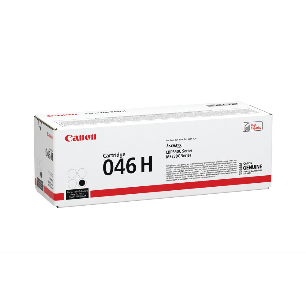 Canon 046H Black High Capacity Toner - 1254C002