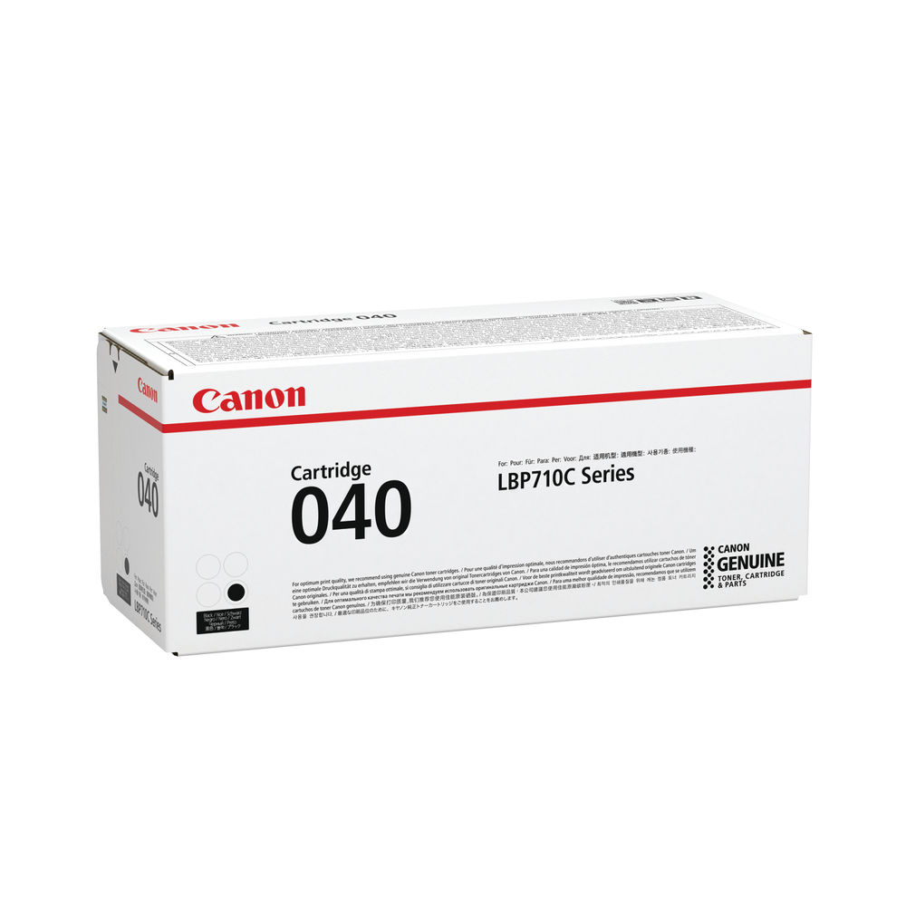 Canon 040 Black Toner Cartridge - 0460C001