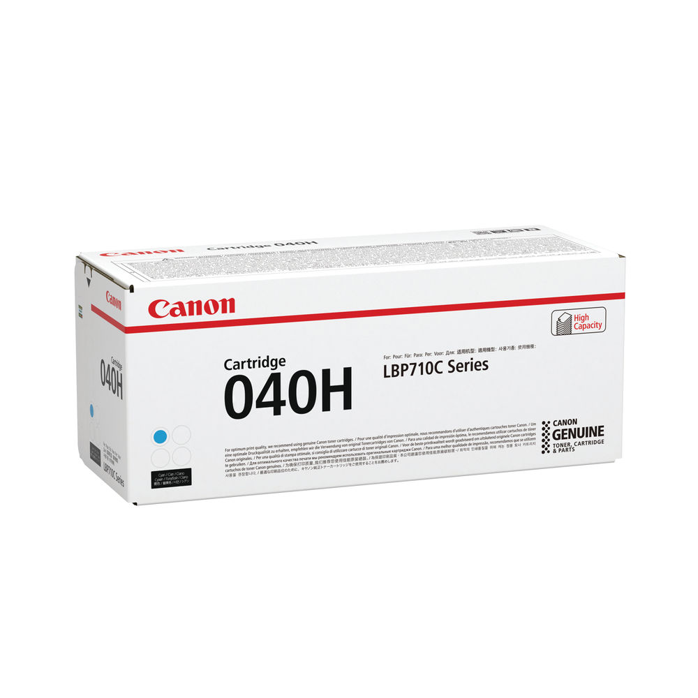 Canon 040H Cyan High Capacity Toner - 0459C001