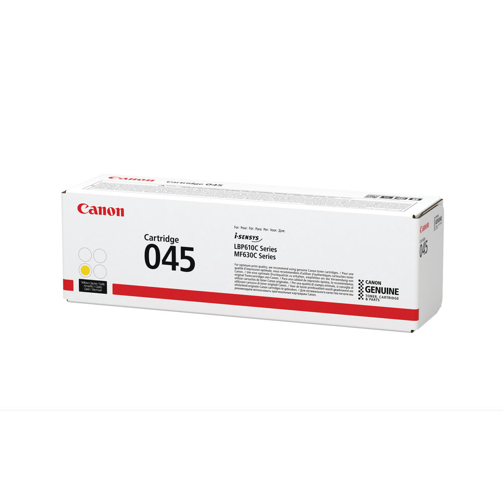 Canon 045 Yellow Toner Cartridge - 1239C002