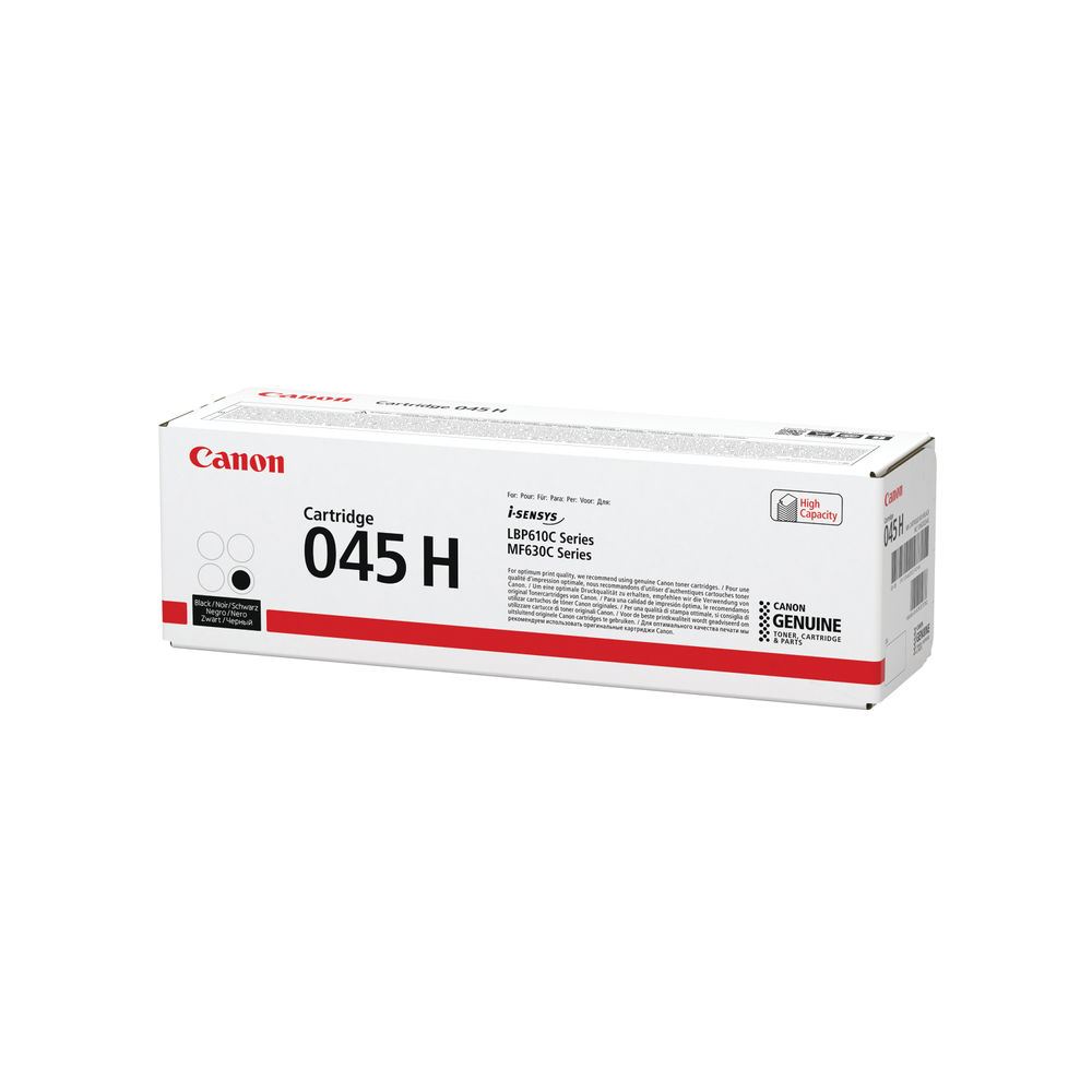 Canon 045 Black Toner Cartridge - High Capacity - 1246C002