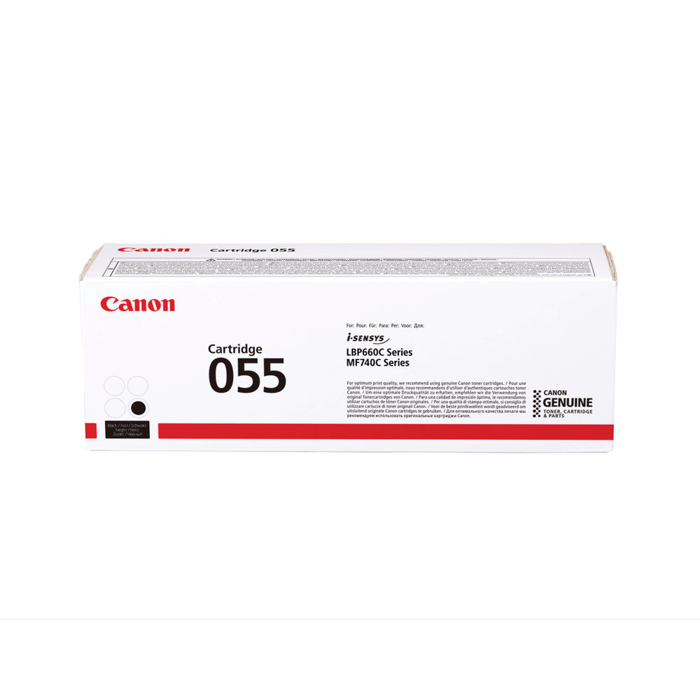 Canon 055H Black High Capacity Toner Cartridge - 3020C002