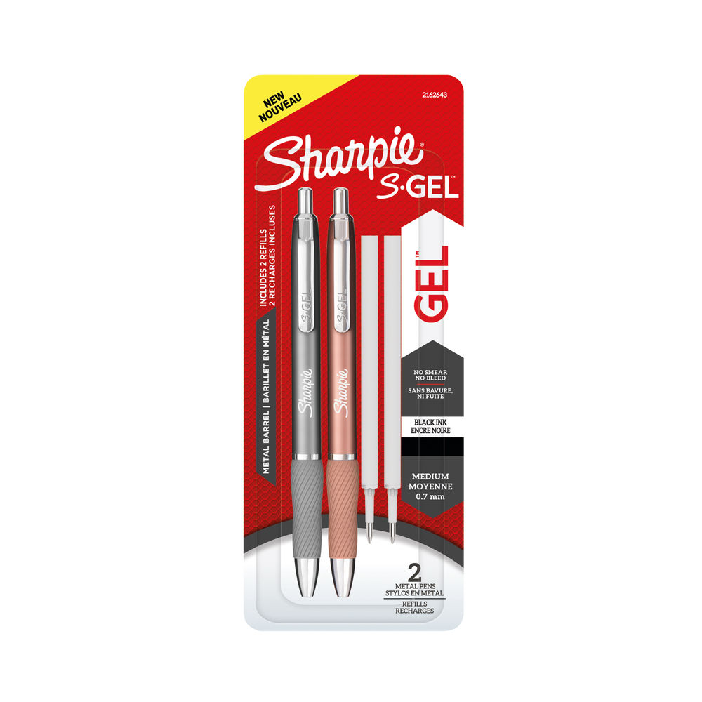 Sharpie S-Gel Pen with 0.7mm Tip and Matte Finish, Gel Pen Smooth Writing