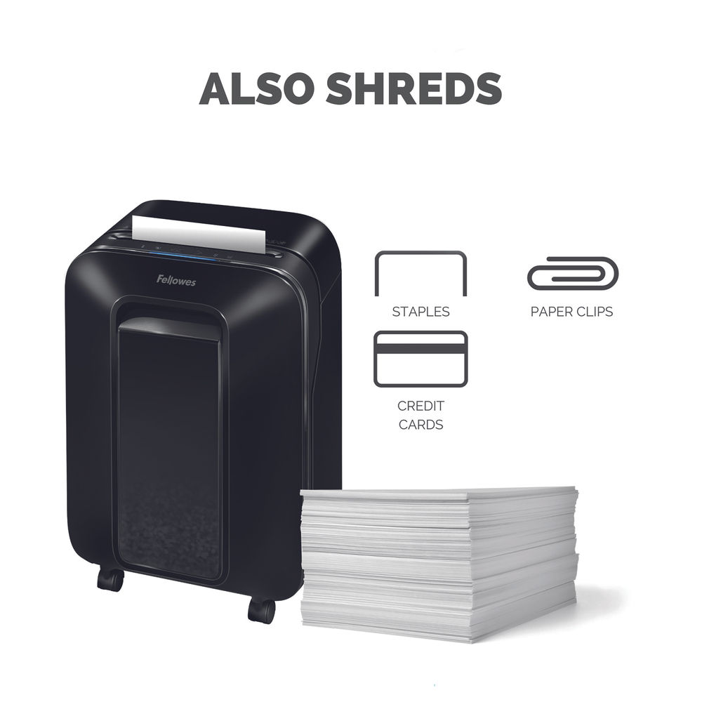 Fellowes Powershred LX200 Mini-Cut Shredder Black