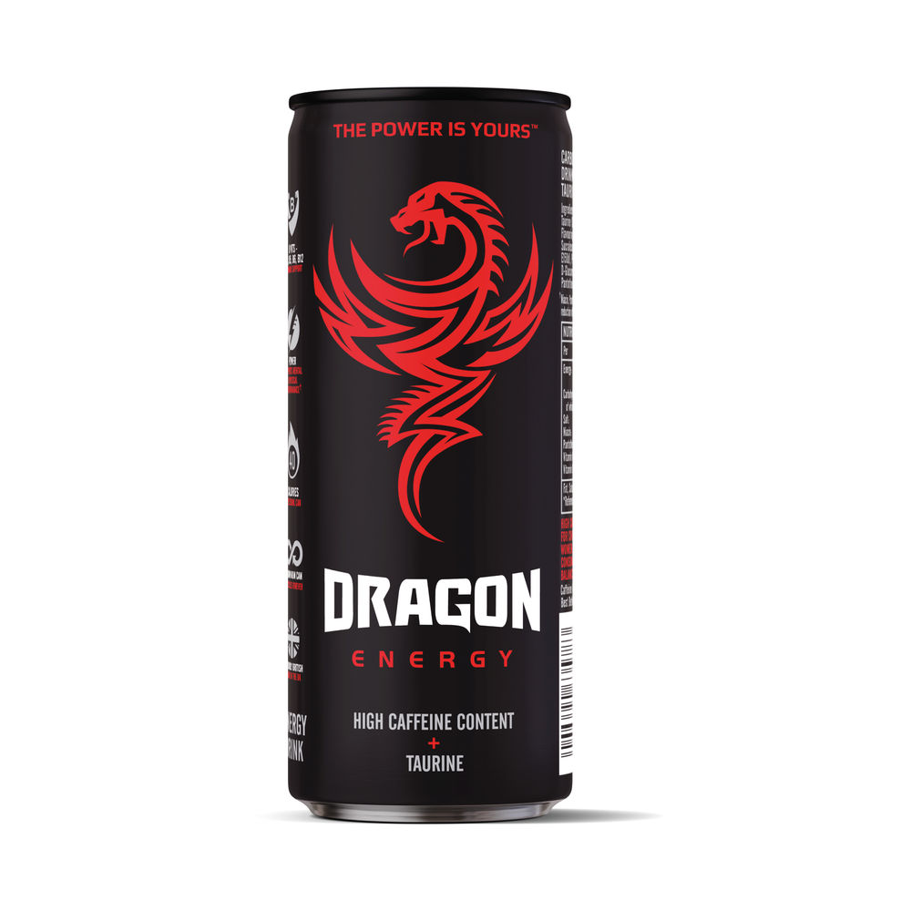 Dragon Energy Red 250ml Can (Pack of 24) 25FGDR6031