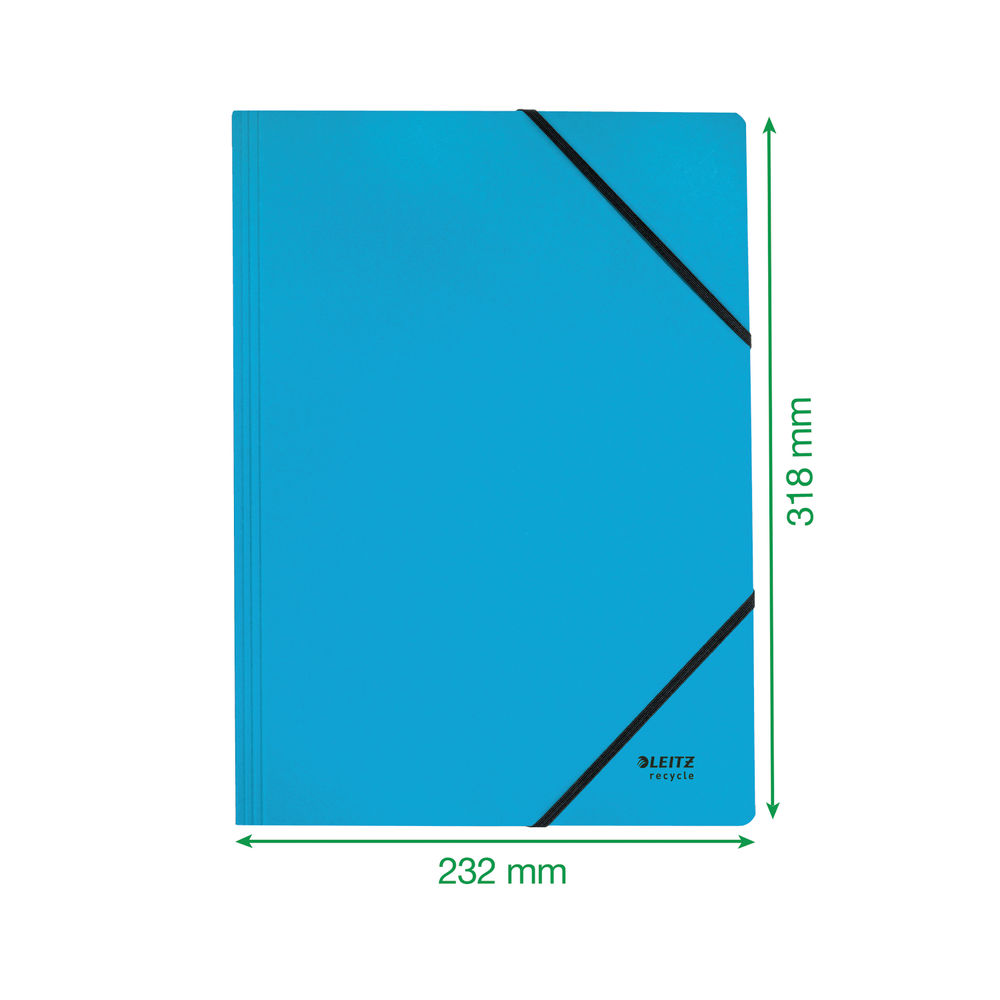 Leitz Recycle A4 Blue Card Folder (Pack of 10)