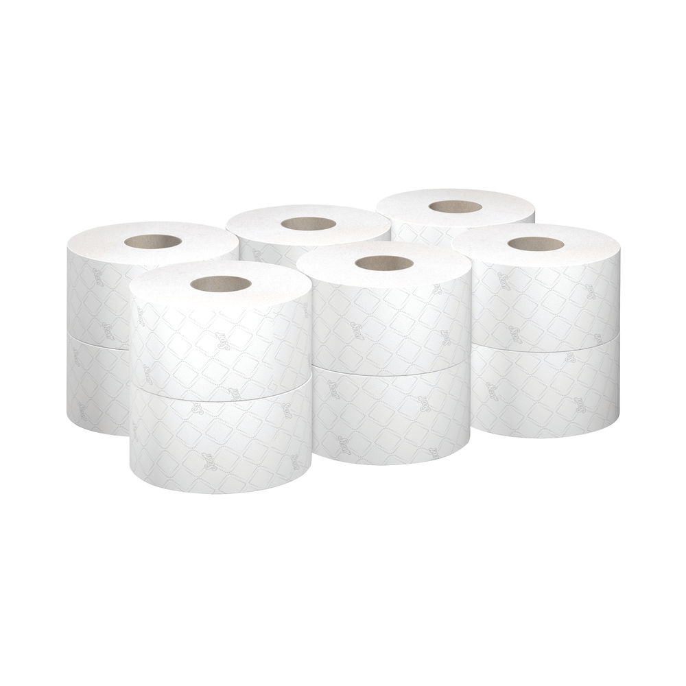 Scott Control 2-Ply Centrefeed Toilet Tissue Roll (Pack of 12)