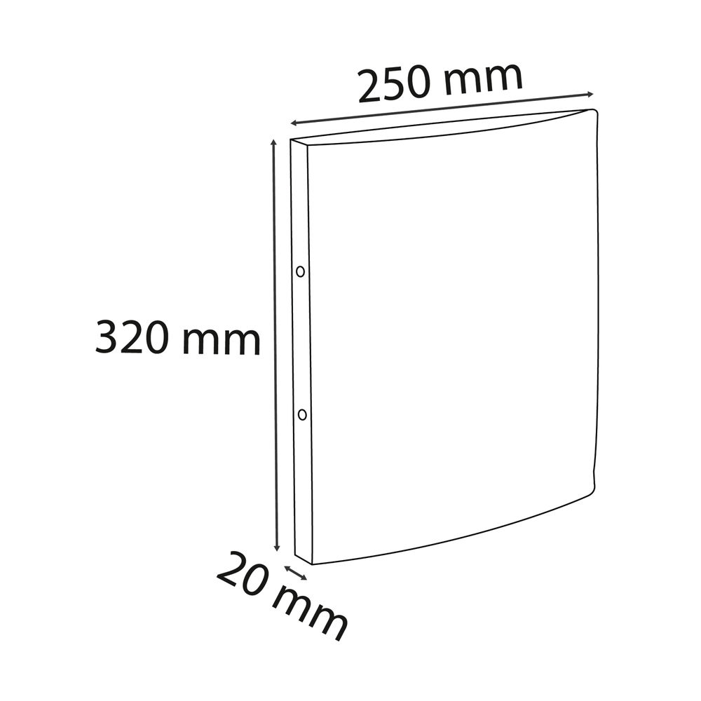 Exacompta Chromaline 2 Ring Binder 15mm A4 Assorted (Pack of 20)