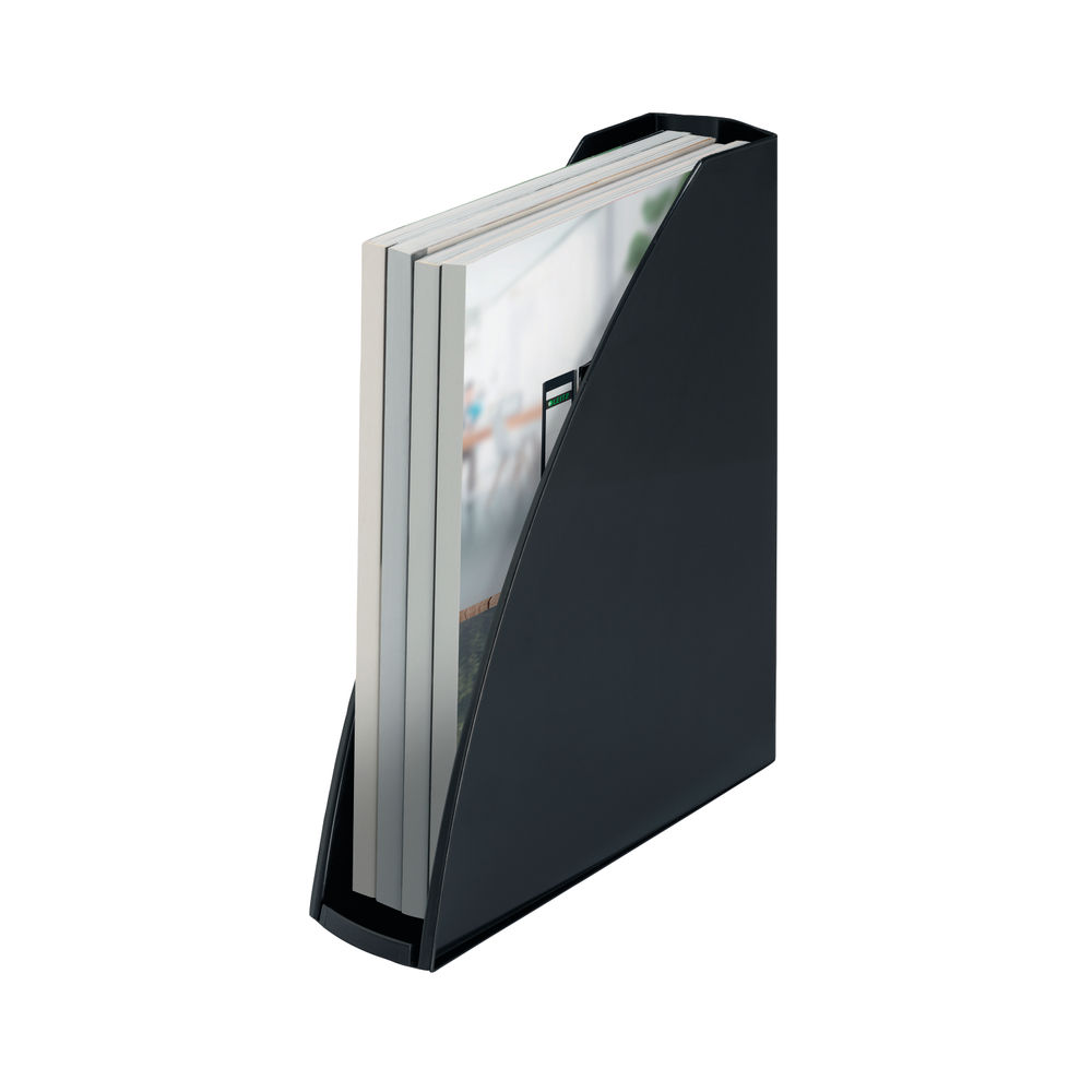 Leitz A4 Black Recycled Magazine File