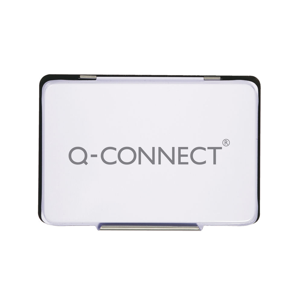 Q-Connect Black Medium Stamp Pad