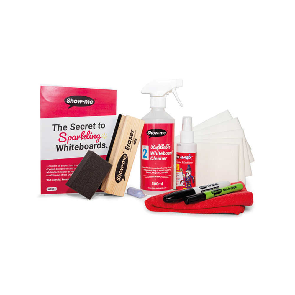 Show-me Whiteboard Cleaning Starter Set WCSS1