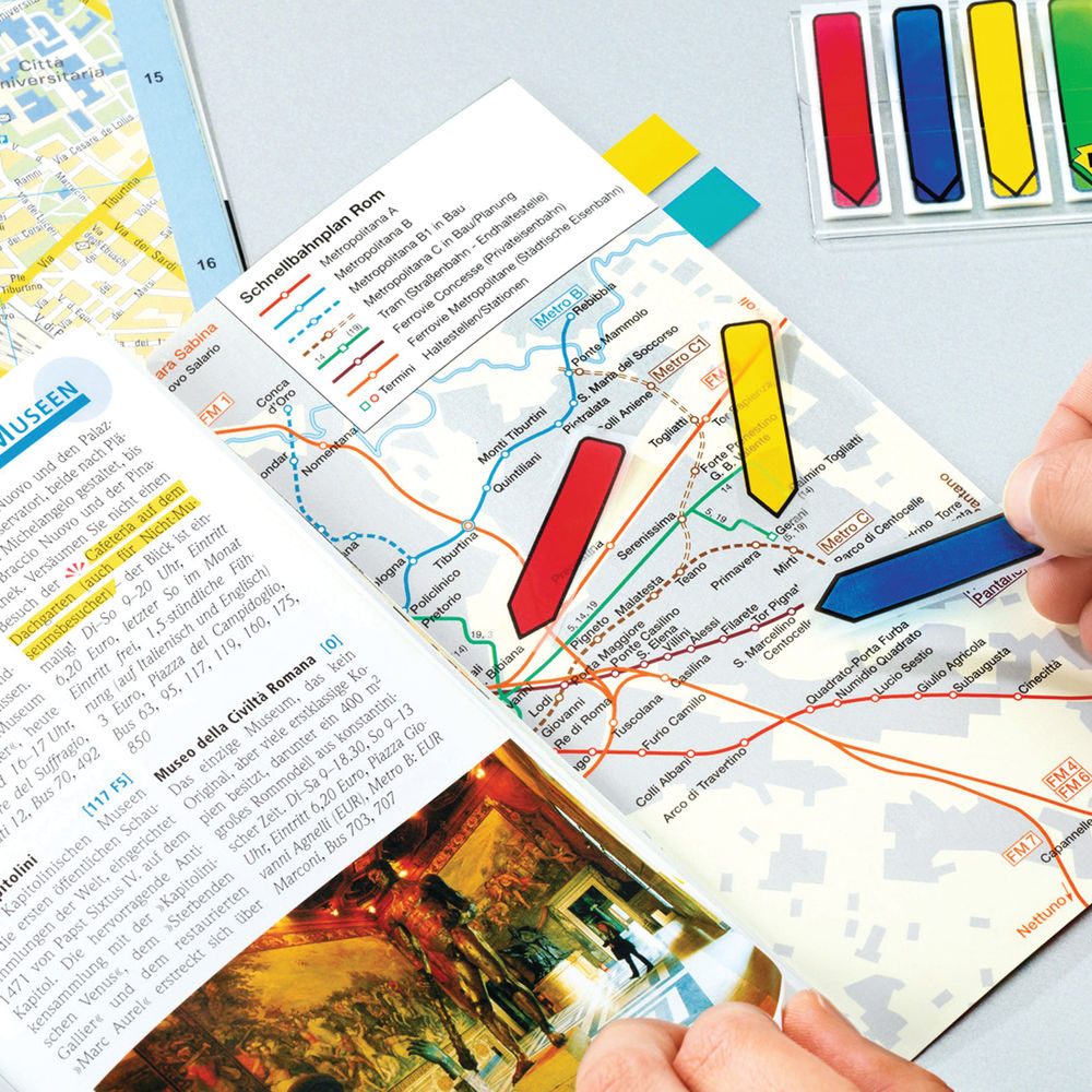 Post-it Note Portable Assorted Colour Index Arrows