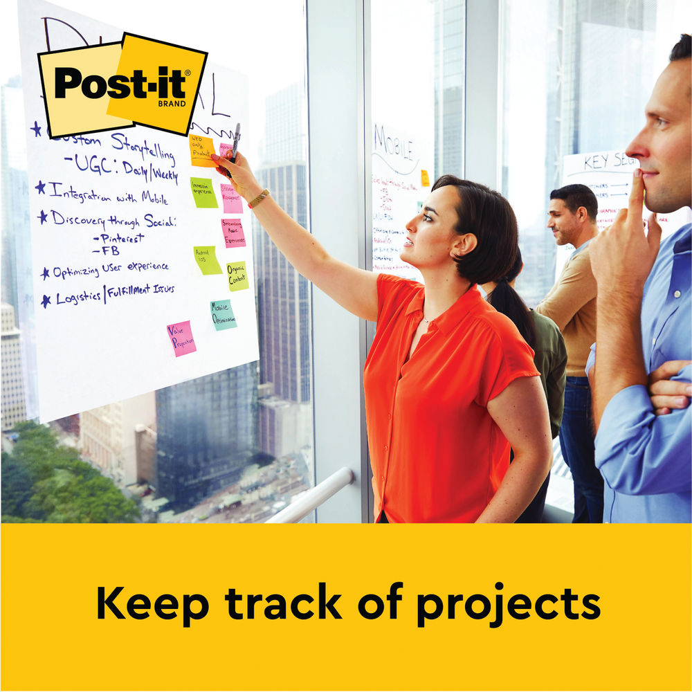 Post-It Tabletop Meeting Chart Refill Pad 500 x 580mm (Pack of 2)