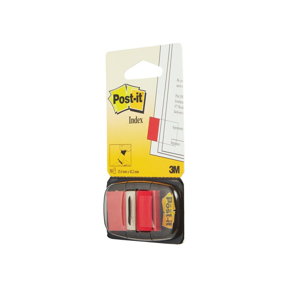 Post-it Red Index Tabs (Pack of 600)