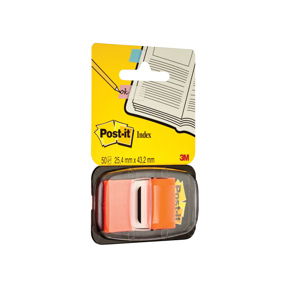 Post-It Orange Index Tabs (Pack of 600)