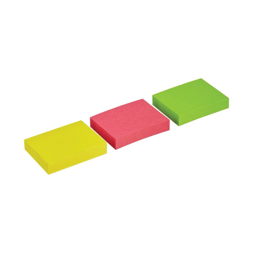 Post-it 38 x 51mm Neon Assorted Notes (Pack of 36)