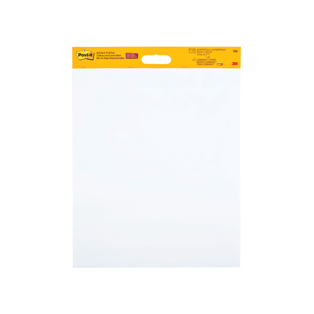 Post-It Tabletop Meeting Chart Refill Pad 500 x 580mm (Pack of 2)