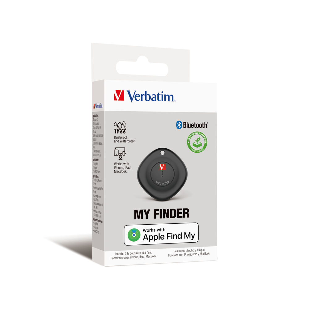 Verbatim MyFinder Bluetooth Item Finder Black