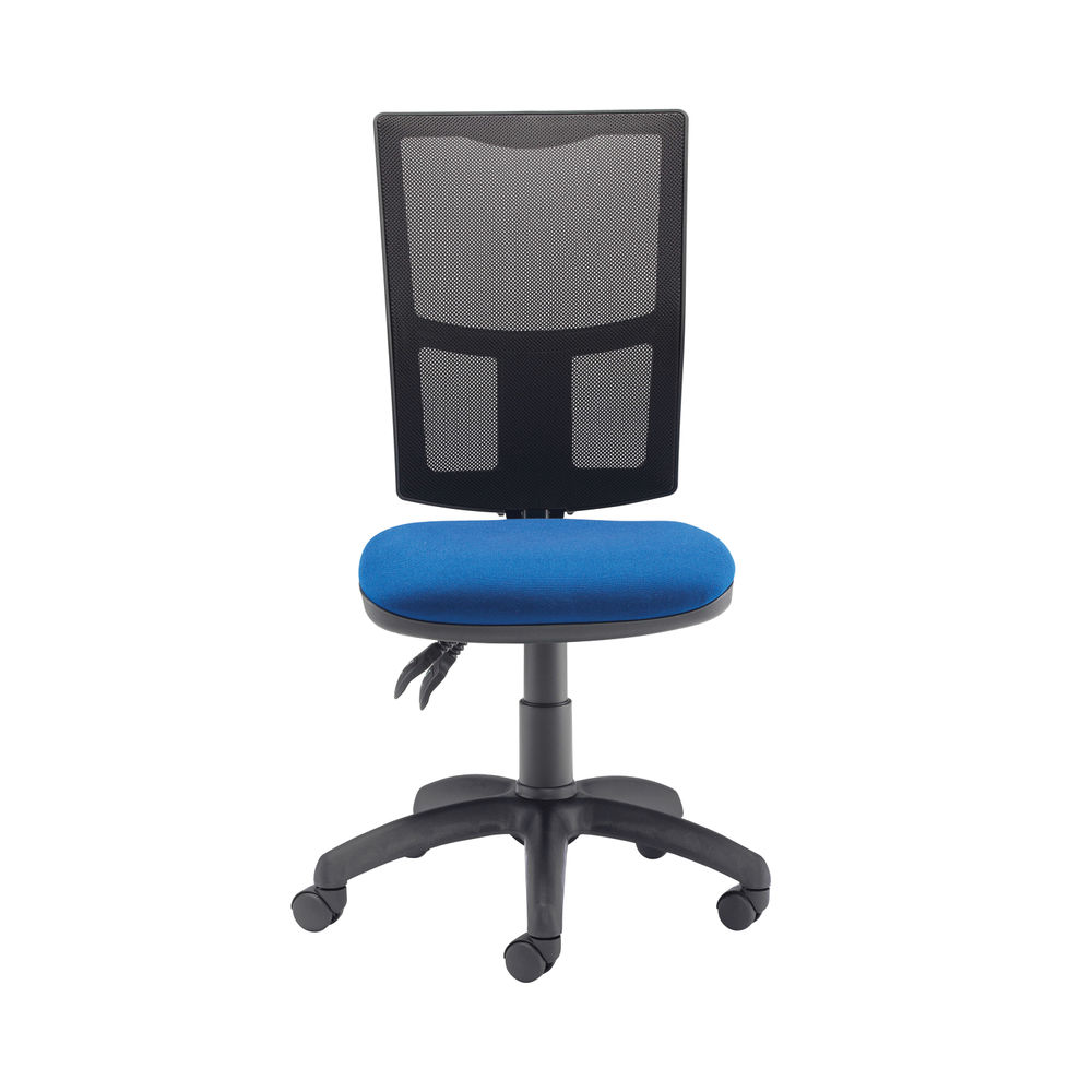 First Medway Blue High Back Mesh Operator Office Chair