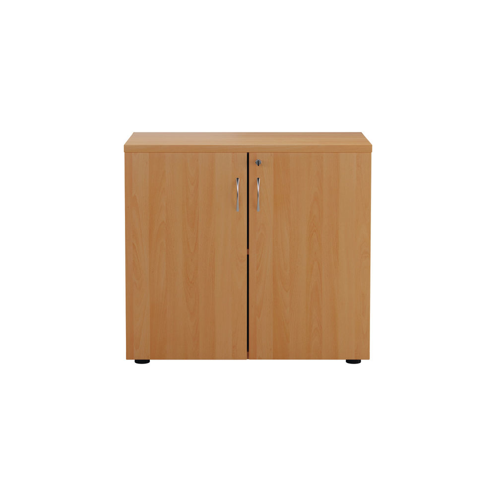 First H730mm Beech Wooden Storage Cupboard