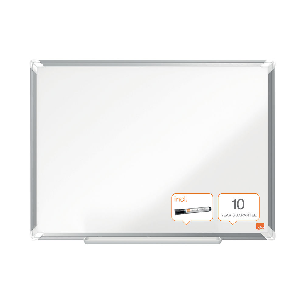 Nobo Premium Plus Melamine Whiteboard 1200 x 900mm