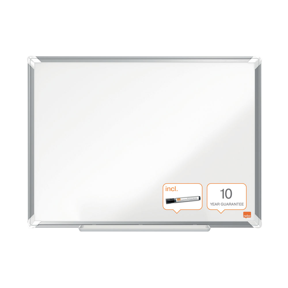 Nobo Premium Plus 2000 x 1000mm Melamine Whiteboard