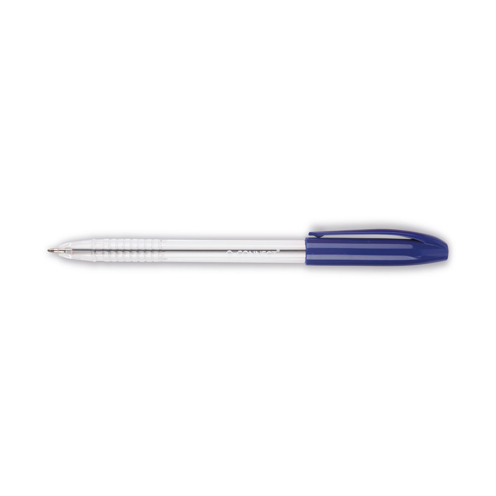 Q-Connect Blue Medium Ballpoint Pens, Pack of 20 - KF02458