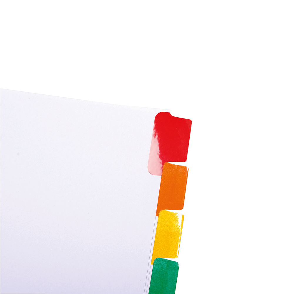 Exacompta Divider 6 Part A4 White/Assorted (Pack of 20)