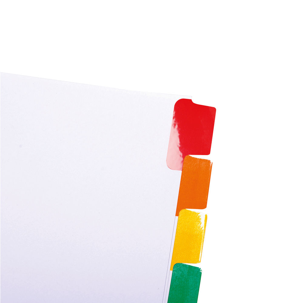 Exacompta Divider 12 Part A4 White/Assorted (Pack of 20)