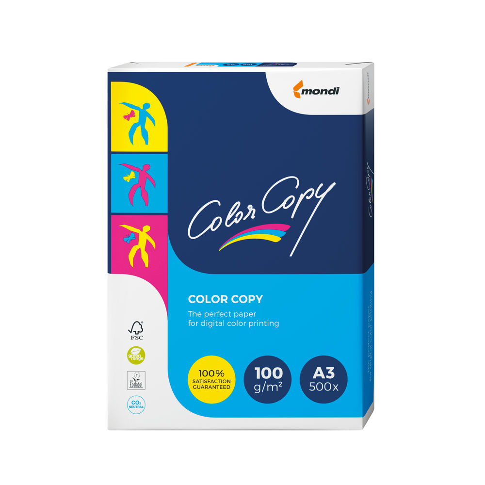 Mondi Color Copy A3 Paper White 100gsm (Pack of 2000) 12321