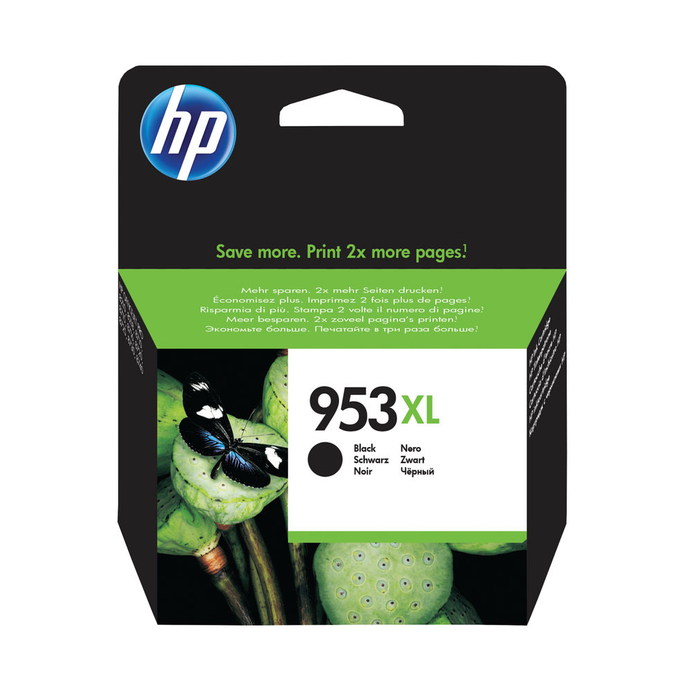 HP 953XL High Capacity Black Ink Cartridge | L0S70AE