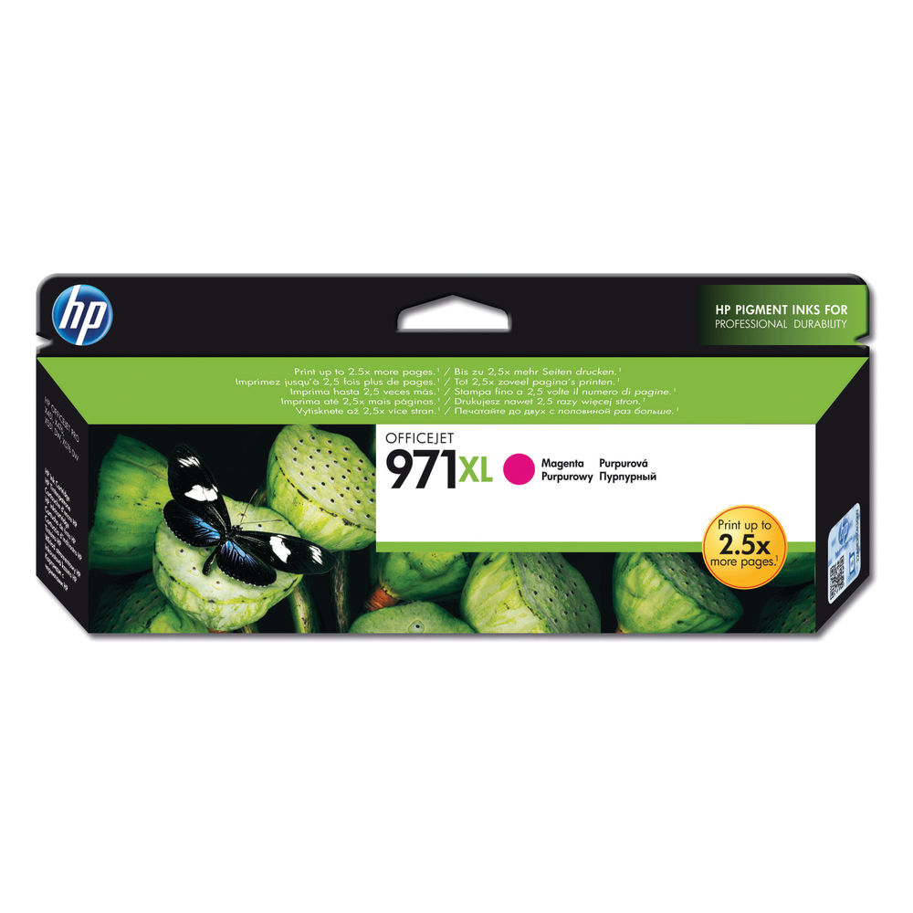 HP 971XL Magenta Ink Cartridge | High Capacity CN627AE