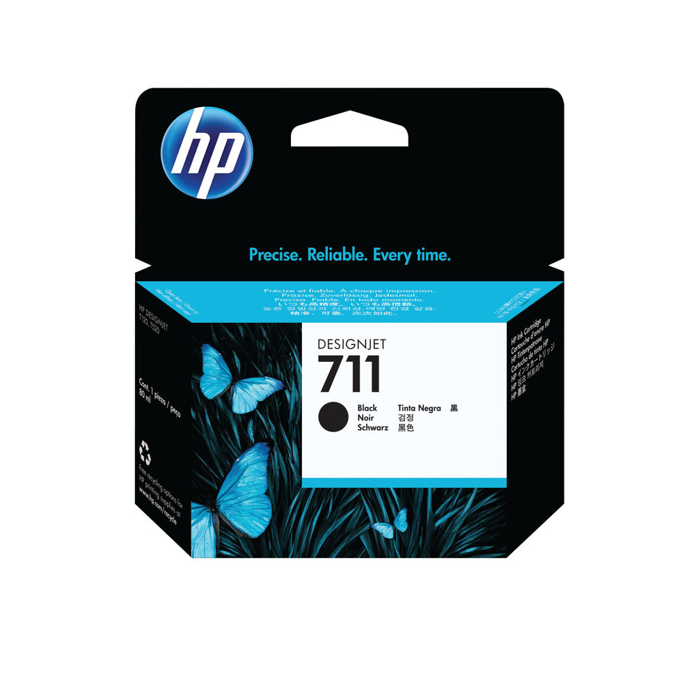 HP 711 Black Ink Cartridge | CZ133A