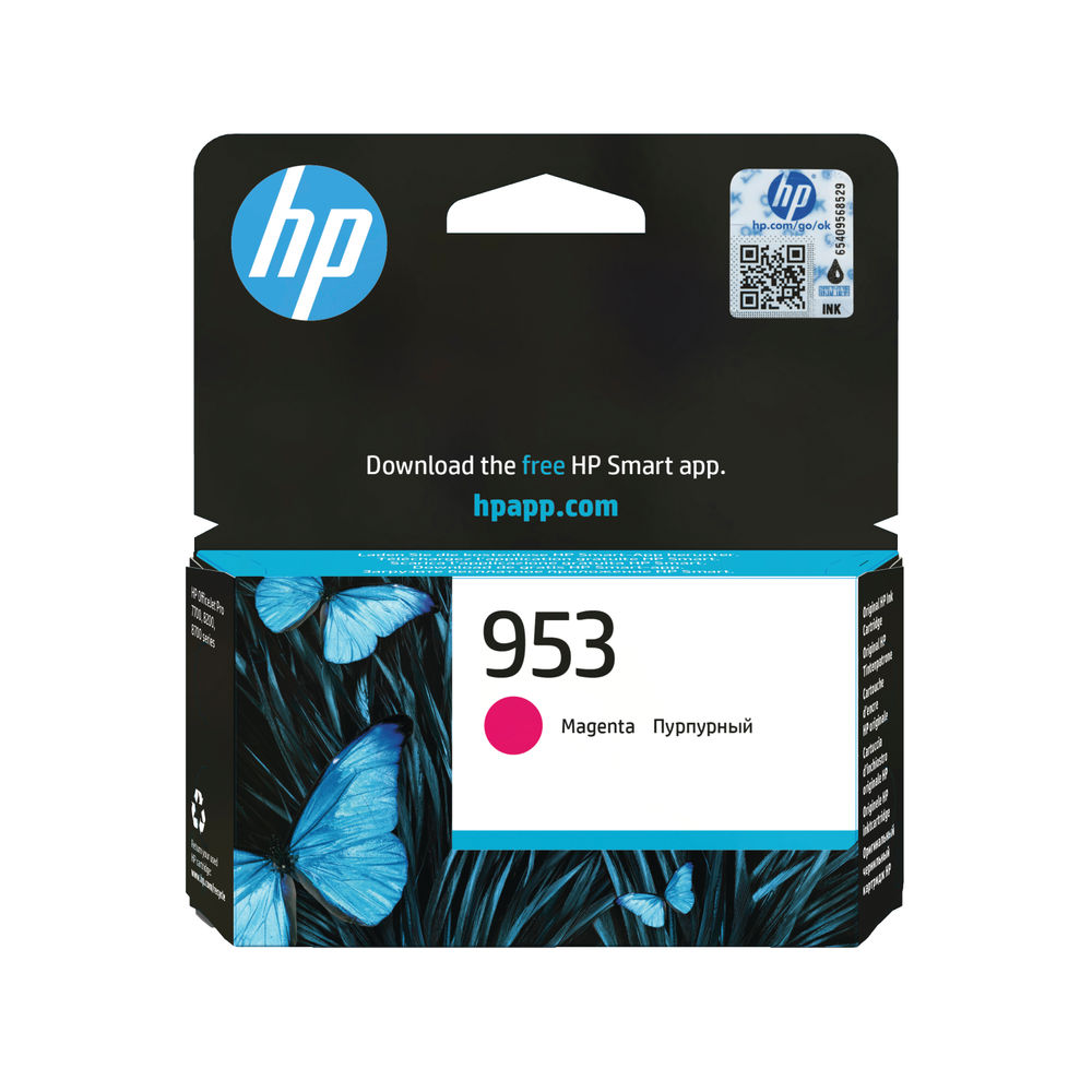 HP 953 Ink Magenta Cartridge F6U13AE