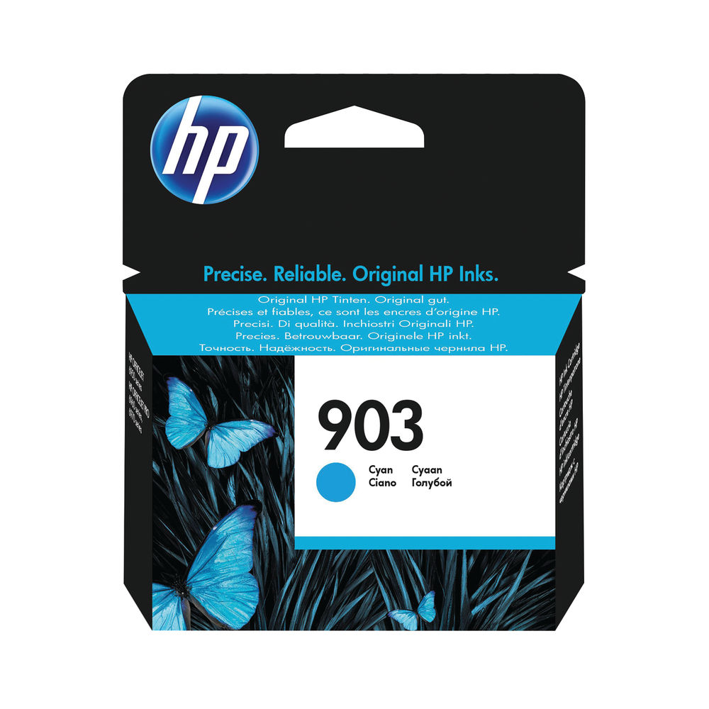HP 903 Cyan Ink Cartridge | T6L87AE