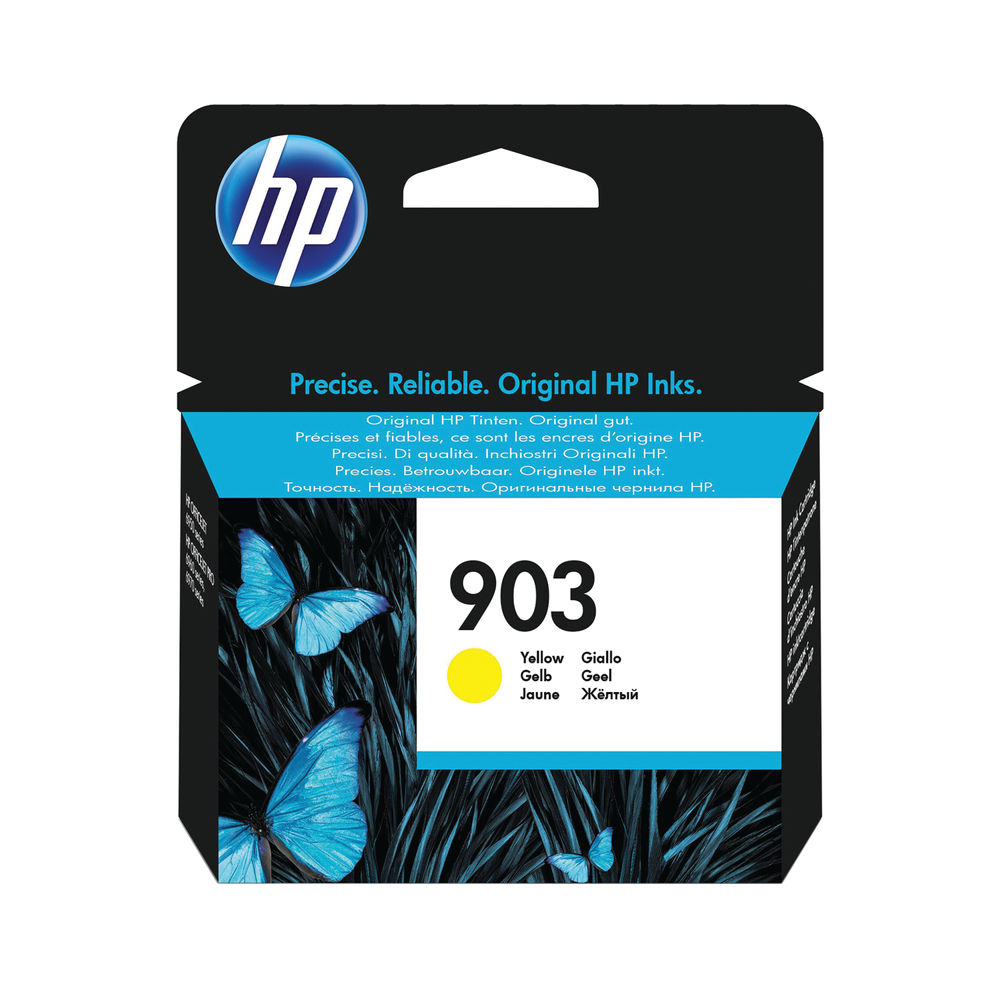 HP 903 Ink Yellow Cartridge (Standard Yield, 400 Page Capacity) T6L95AE