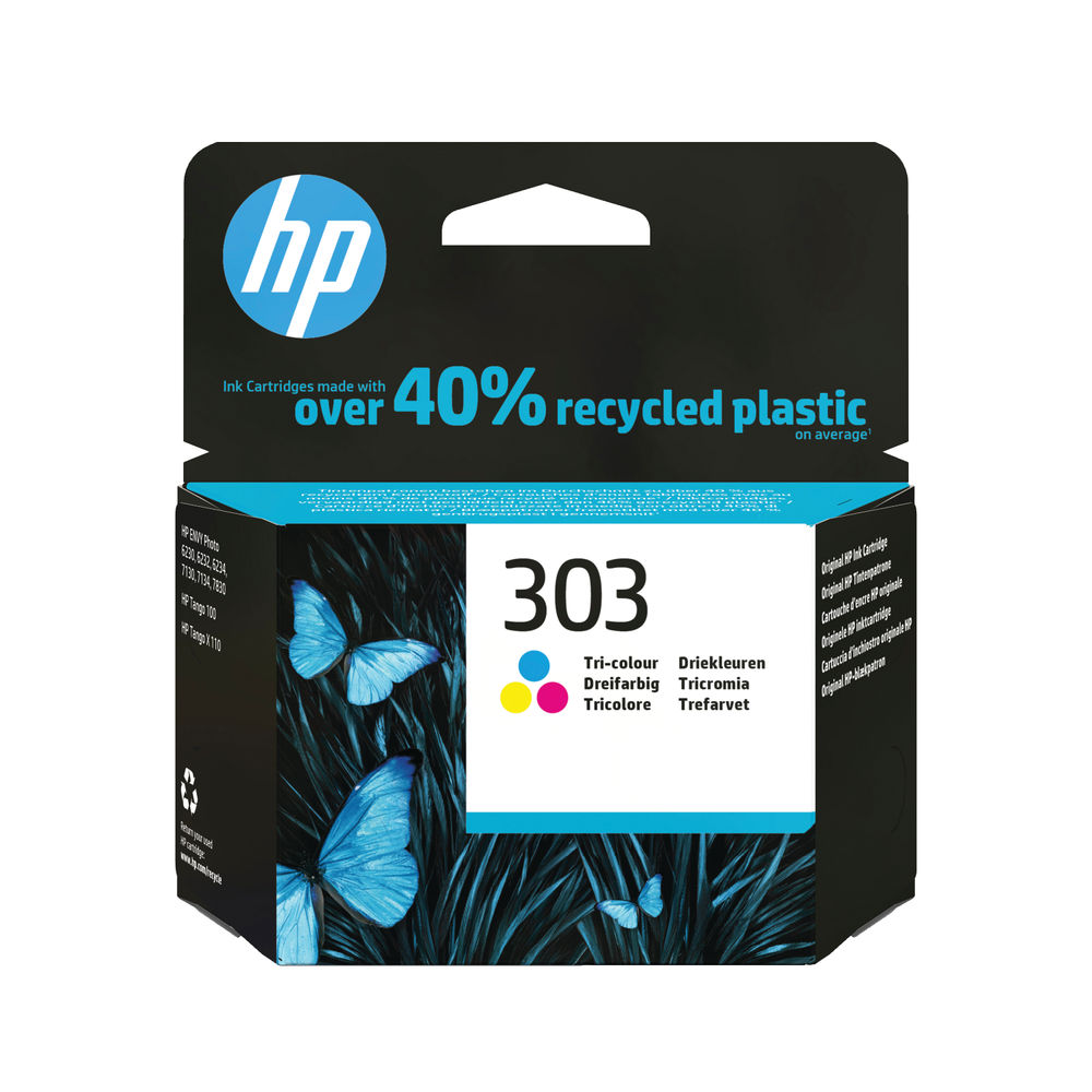 HP 303 Tri Colour Ink Cartridge T6N01AE