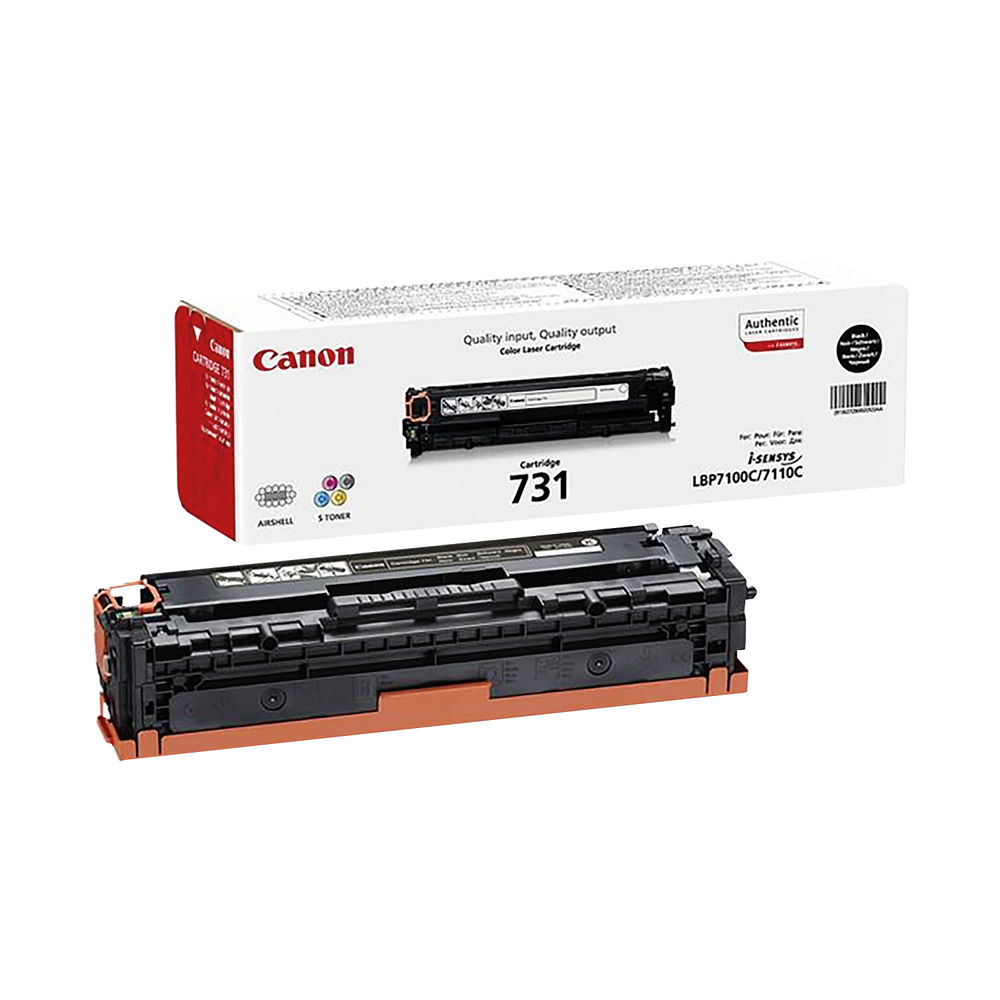 Canon 731BK Black Toner Cartridge - 6272B002