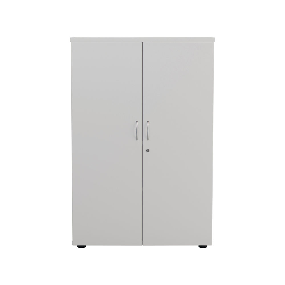 First H1200mm White Wooden Storage Cupboard